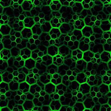 Çağdaş bal peteği geometrik deseni. Tekrarlanan altıgen süsü