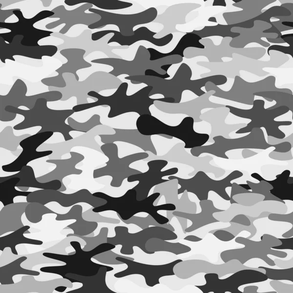 Camouflage sfondo modello senza soluzione di continuità. Vestiti classici mascheramento stampa mimetica — Vettoriale Stock