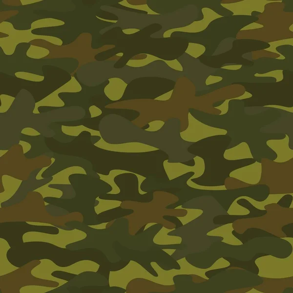 Camouflage sans couture motif fond camouflage impression répétée camouflage — Image vectorielle