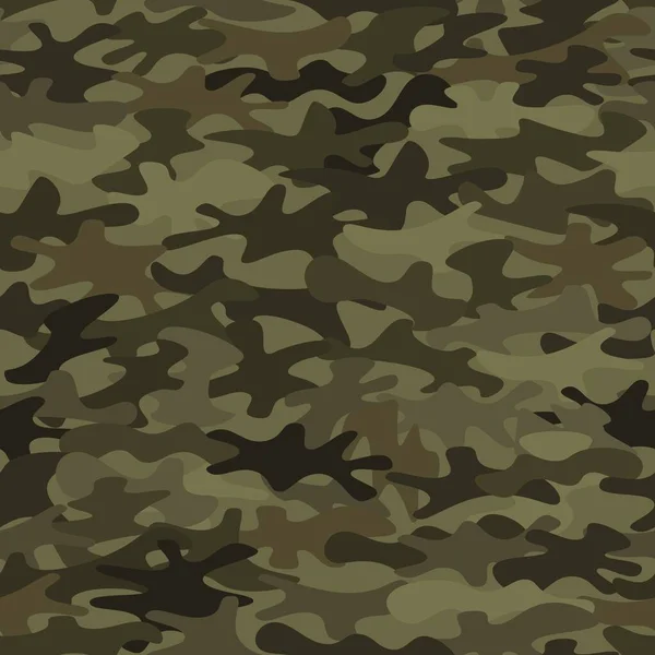 Camouflage sans couture motif fond camouflage impression répétée camouflage — Image vectorielle