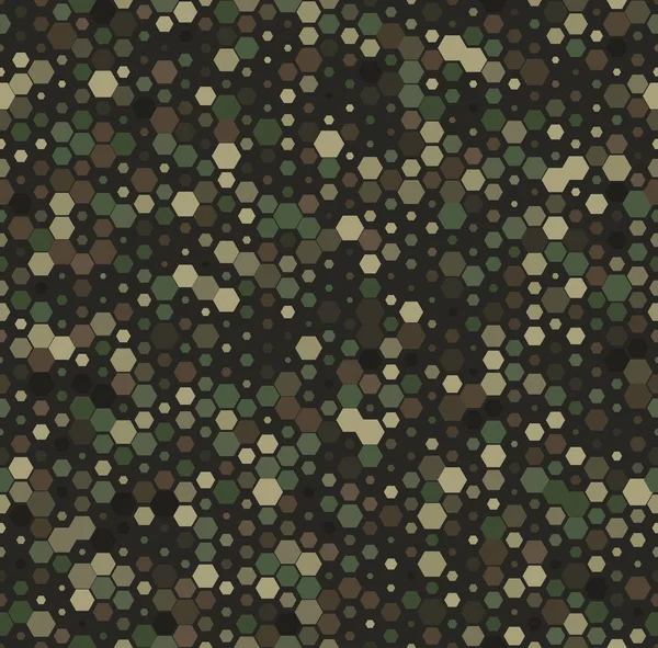 Texture camouflage militaire motif sans couture. Illustration vectorielle abstraite armée — Image vectorielle