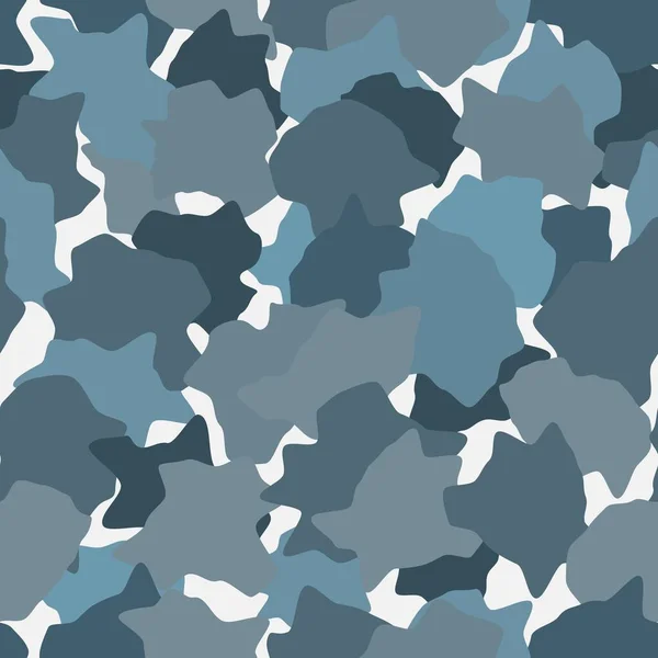 Fond motif camouflage. Style vestimentaire classique camouflage imprimé répétition — Image vectorielle