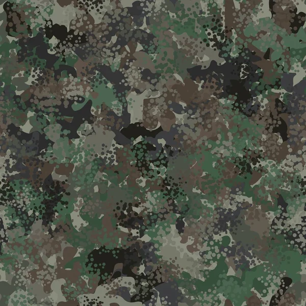 Fond motif camouflage. Style vestimentaire moderne camouflage imprimé répétition — Image vectorielle