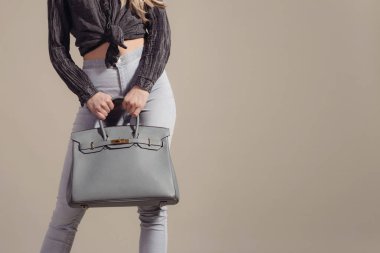Close-Up bir büyük moda deri çanta