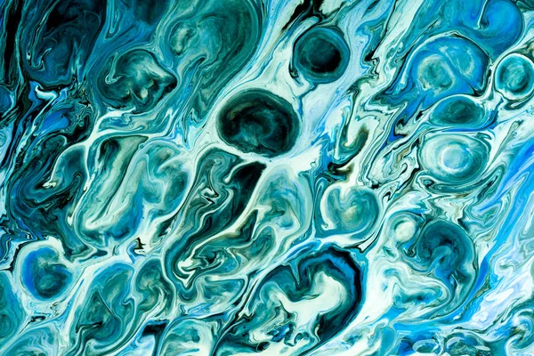 Abstract texture of liquid acrylic. Part of image.