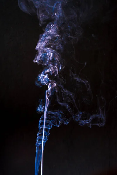 smoke cloud with black background. fog texture - image