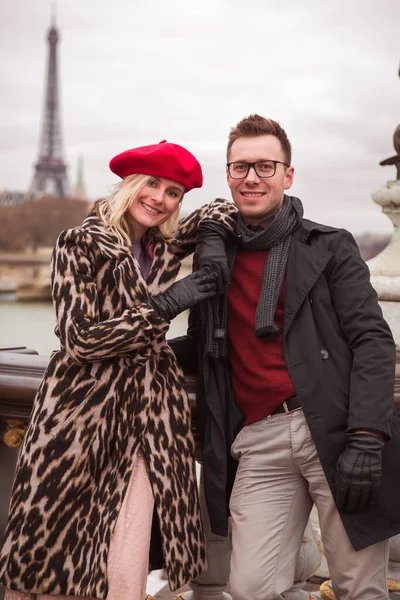 Couple Doing Nice Pictures Europe — Stock Photo, Image