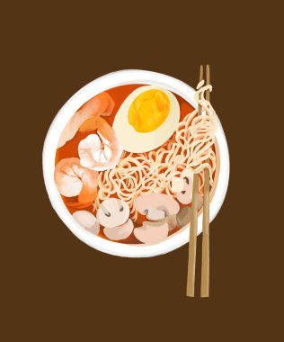 Erişte ve sıcak çorba.