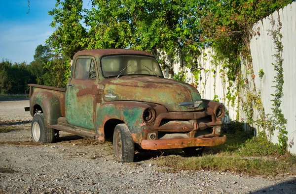 Humble Texas Usa 2019 Rusted Vintage Chevrolet 3100 Pickup Truck — Fotografia de Stock