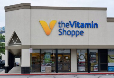 Humble, Texas / Usa 11 / 28 / 2019: The Vitamin Shoppe 1977 yılında kuruldu ve son yıllarda Cbd yağı ve vitamin takviyeleri tedarikçisi olarak kurulmuştur. Resimli konum Humble, Tx.