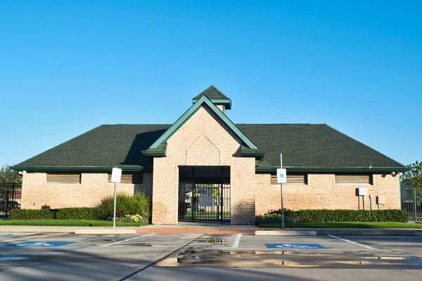 Houston Texas Estados Unidos 2020 Swimming Pool Building Located Bammel — Foto de Stock