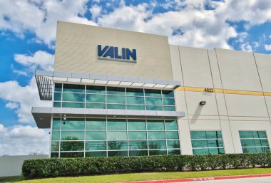 Houston, Texas/USA 03/08/2020: Valin Corporation office building exterior in Houston, TX. Provider of thermal heating system solutions and related services.