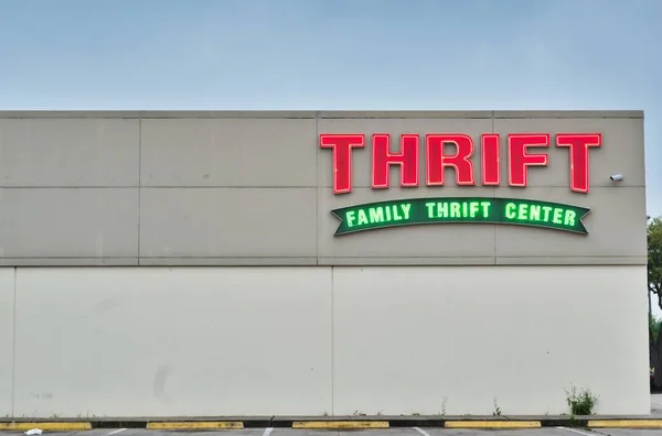 Houston Texas Usa 2020 Family Thrift Center Building Exterior Houston — Stock Photo, Image