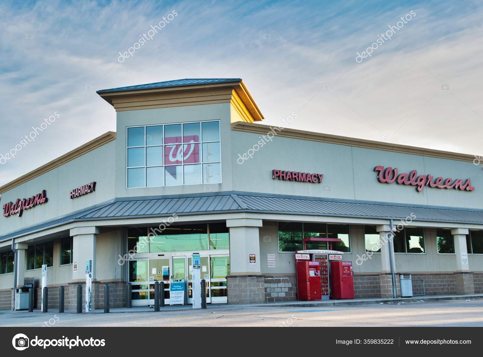 Houston Texas Usa 2020 Walgreens Store Pharmacy Houston Bammel Založena