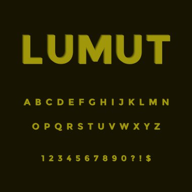 3d Yazı Tipi, 3d Alfabe, 3d Metin, Yosun.