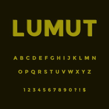 3d Yazı Tipi, 3d Alfabe, 3d Metin, Yosun