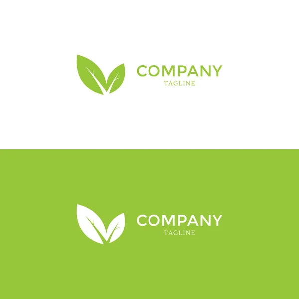 Betű Elhagyja Logót Elhagyja Logo Illusztráció — Stock Vector