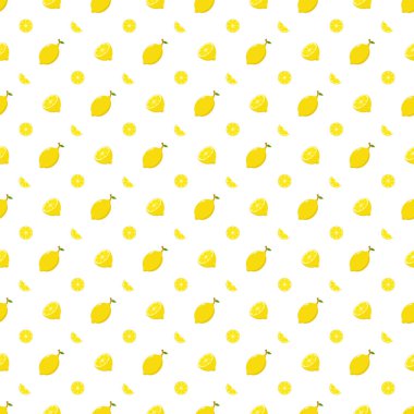 Sarı Limonlu Kusursuz Arkaplan - Doğa