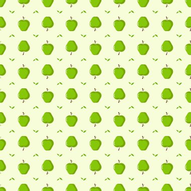 Tatlı Yeşil Elmalar Kusursuz Arkaplan