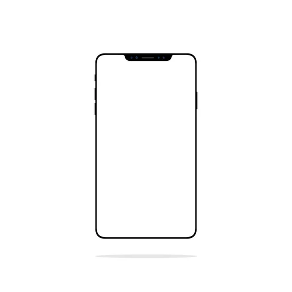 Vecteur Icône Smartphone Minimaliste — Image vectorielle