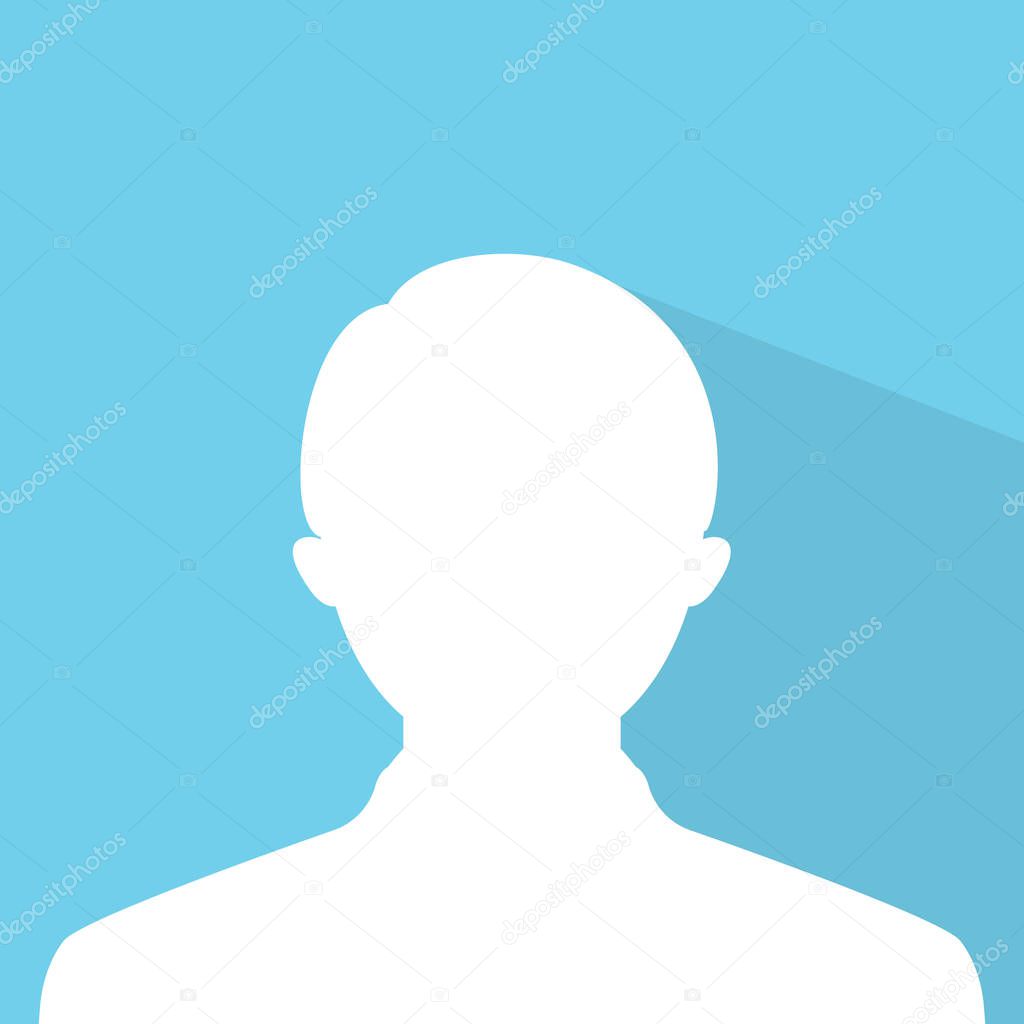Anonymous Male Silhouette Social Media Profile