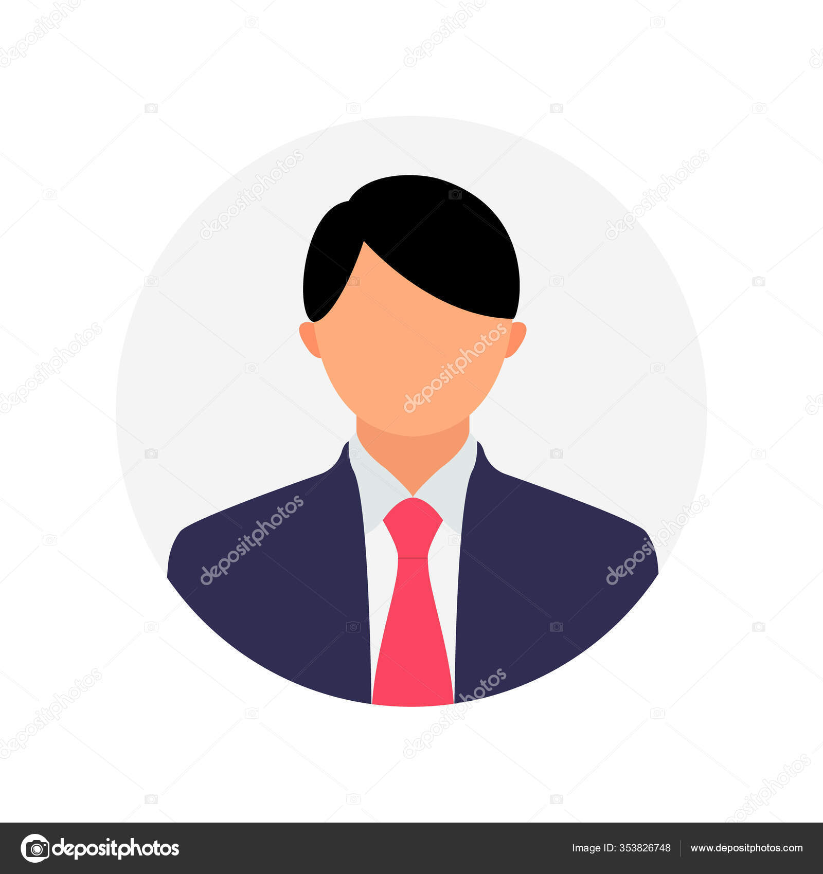 Avatar User Profile Vector Hd PNG Images, Avatar Bussinesman Man Profile Icon  Vector Illustration, Avatar, Businessman, Icon PNG Image For Free Download