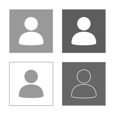 Öntanımlı Avatar Simge Kümesi, Profil Portre Vektörü