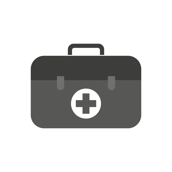 Medicine Box Icon Image First Aid Kit Box Vector — Stock Vector