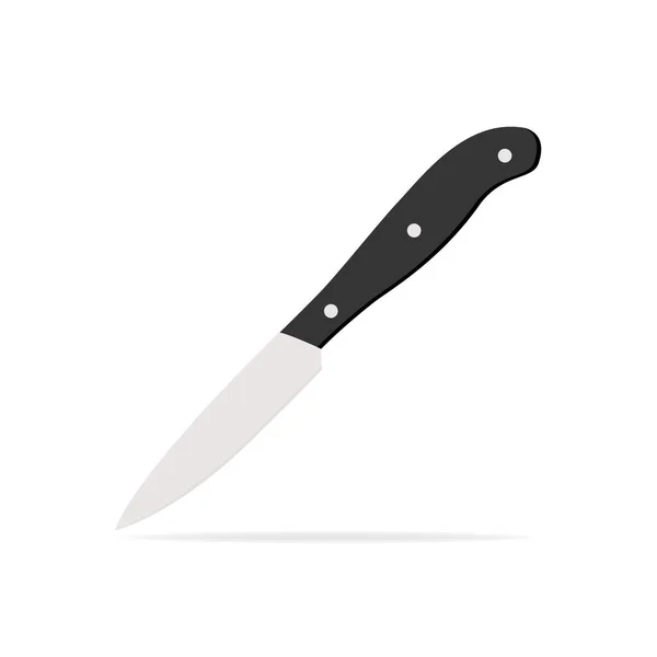 Ilustración Vectores Cuchillo Corte Sobre Fondo Blanco — Vector de stock