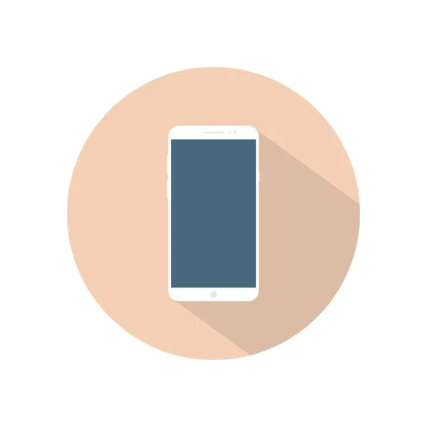 Smartphone Flat Icon Vector Ilustración Moderna Del Diseño Del Teléfono — Vector de stock