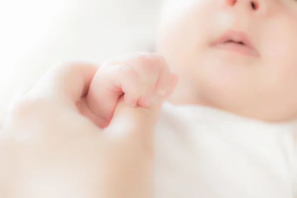 Kleine Leute, Füße, Hand, — Stockfoto