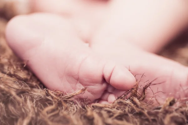 Piccola gente, piedi, mano , — Foto Stock