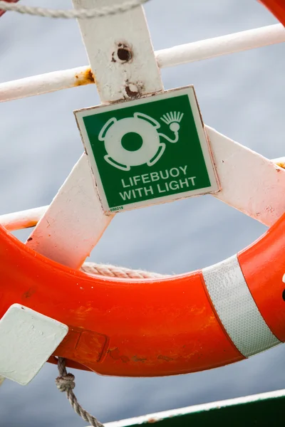 Detalhe da cor Lifebuoy — Fotografia de Stock