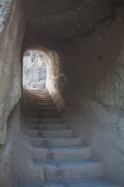 Vardzia, Gürcistan'daki konut mağara — Stok fotoğraf