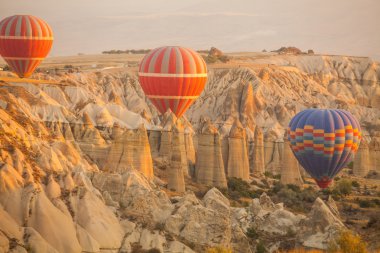 Kapadokya 'da sıcak hava balonları