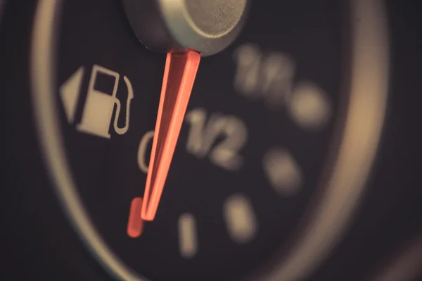 Calibre do combustível do carro — Fotografia de Stock