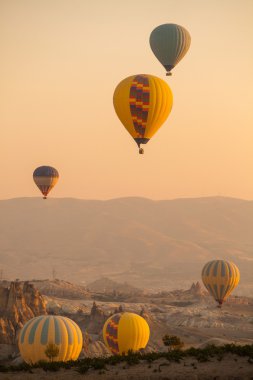 Kapadokya 'da sıcak hava balonları