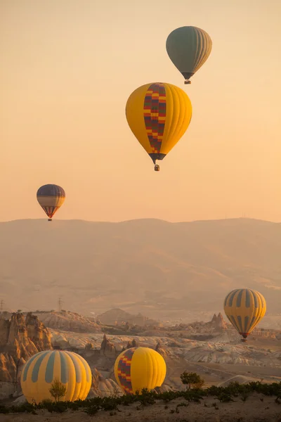 Luchtballonnen in Cappadocia — Stockfoto
