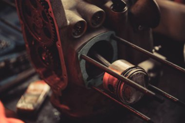 Motosiklet piston detay