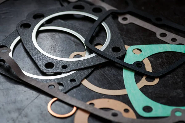 Various engine gaskets — Stock Photo, Image