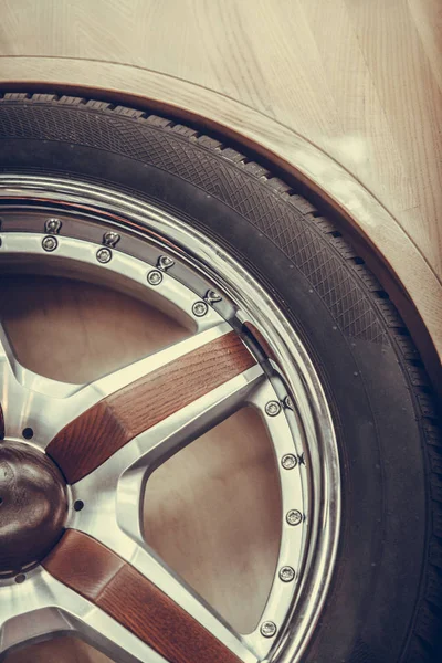 Car rim detail — Stock Photo, Image