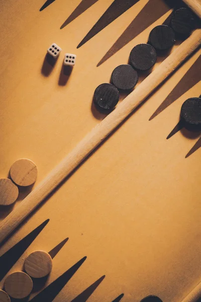 Backgammon board detail — Stock Photo, Image