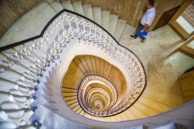 spiral merdiven detayı