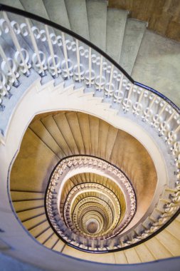 spiral merdiven detayı