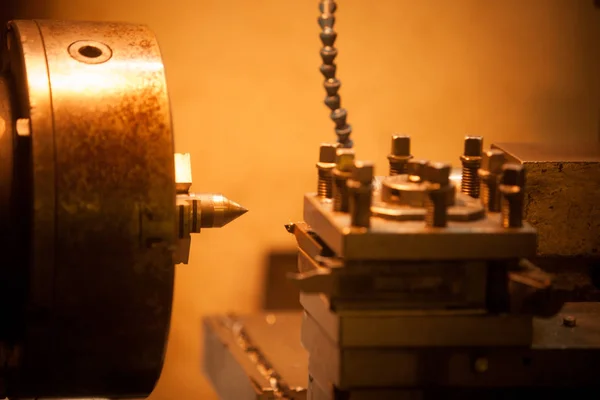 Lathe in workshop — Stock Photo, Image