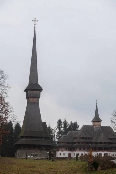 Sapanta, 루마니아에 맞춰서 나무 교회. — 스톡 사진