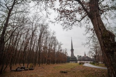 Peri ahşap kilise Sapanta, Romanya.