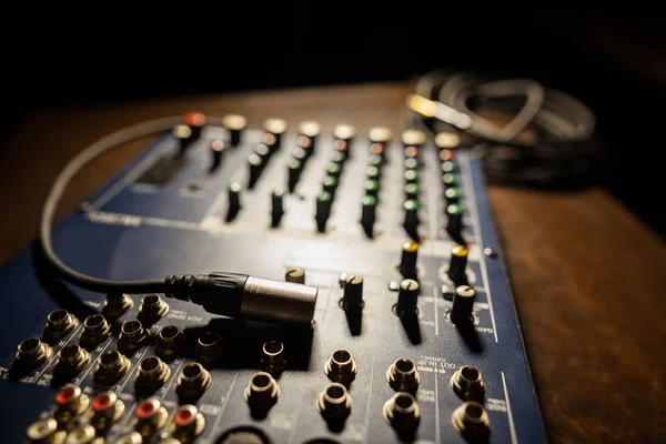 Mixer desk detail — Stock Photo, Image