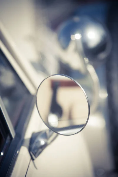 Vintage car side mirror — Stock Photo, Image