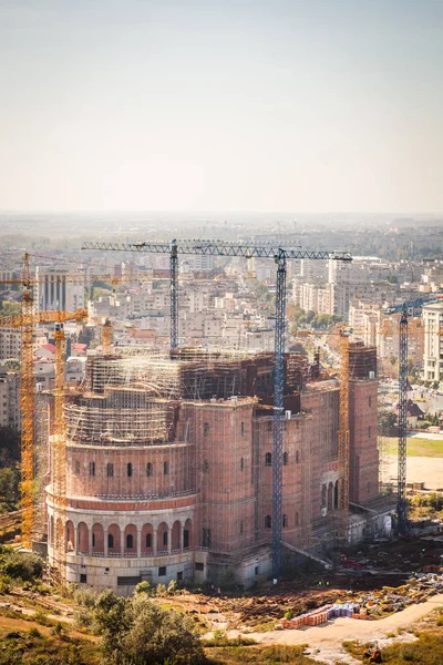 Cathedral construction works — Stock Photo, Image